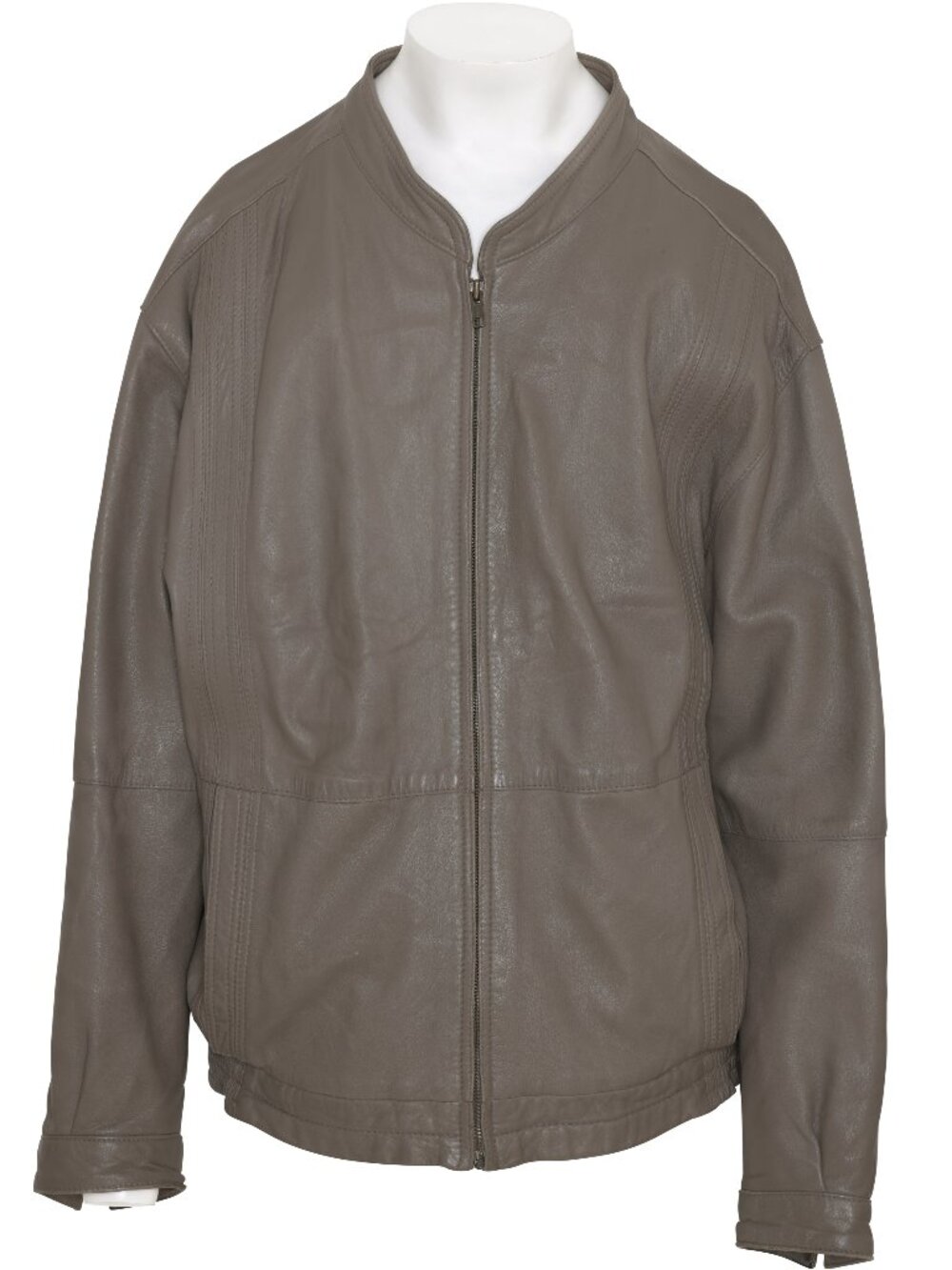 1988–1995, Pigmented Lamb Nappa Channel-Seamed Leather Leisure Jacket